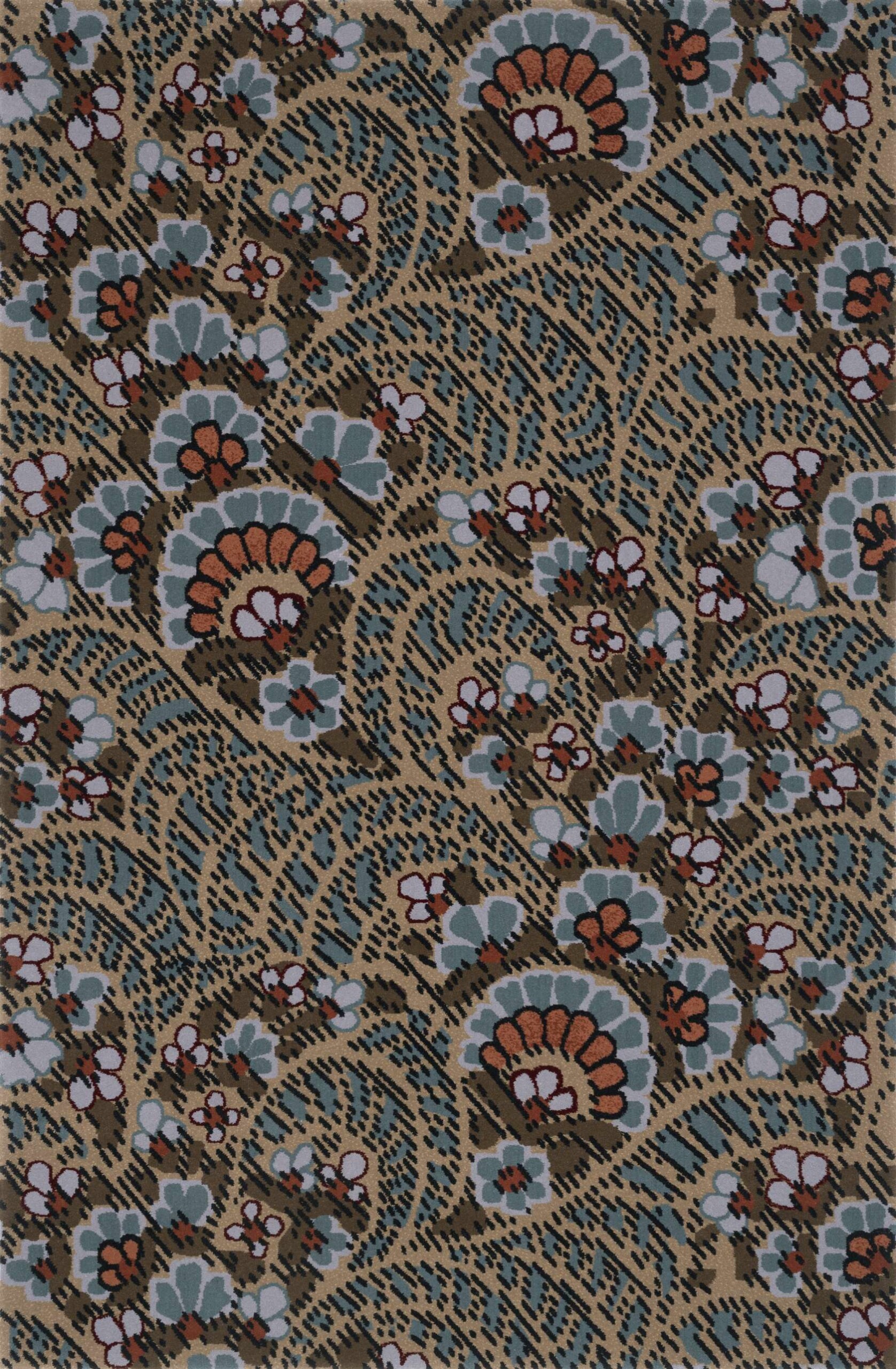 PAISLEY copper tan Agnella